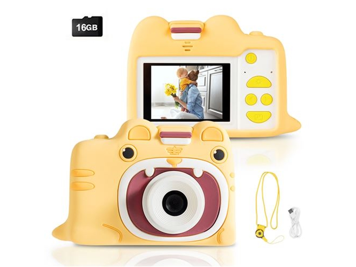 Câmera Digital Infantil Giantex 18mp 1080p Com Tela De 2,0 Polegadas E 16 Gb Brilvibera