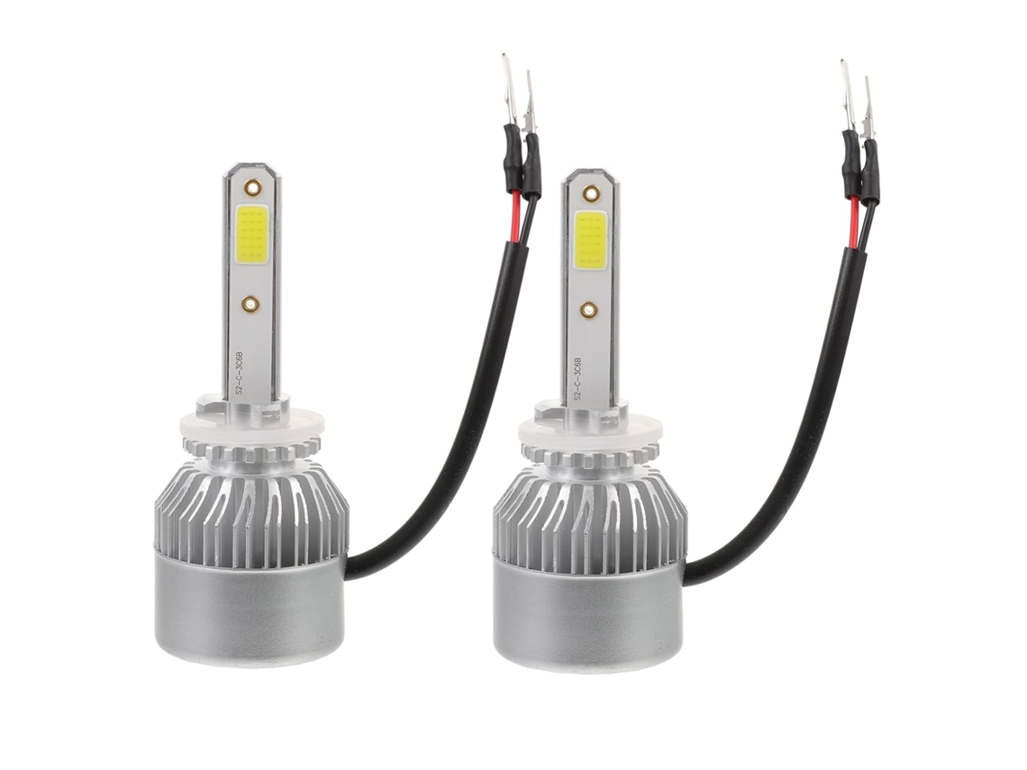 Lâmpadas LED automotivas 880/881, 36 W, 8000 lúmens, com intensidade alta e baixa.