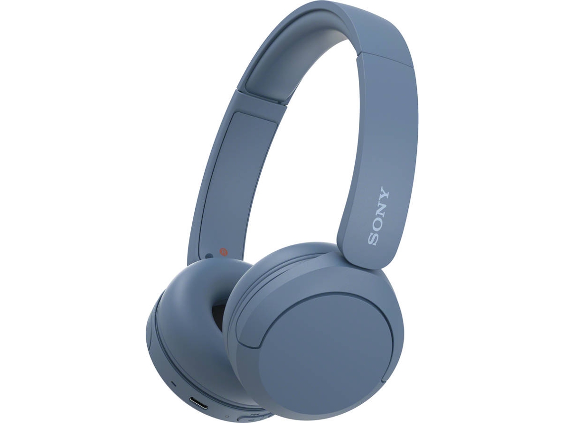 Auscultadores Bluetooth SONY WH CH520 (On Ear - Microfone - Azul)