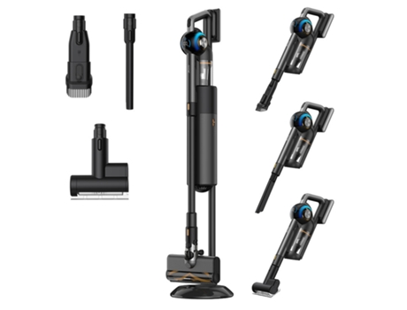 Aspiradores Verticais Jigoo V700 Sem Fio Com Estação De Carga Capacidade De Poeira 2.5l Coleta Automática De Poeira Potência De Sucção 33kpa