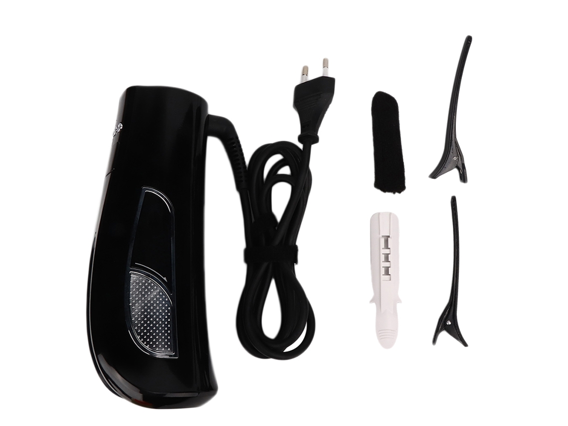 2026 rodillo de Pelo Automático Giratorio 360° Tipo Rosa para Diferentes Estilos de Pelo Negro 110 240v Plug Ue