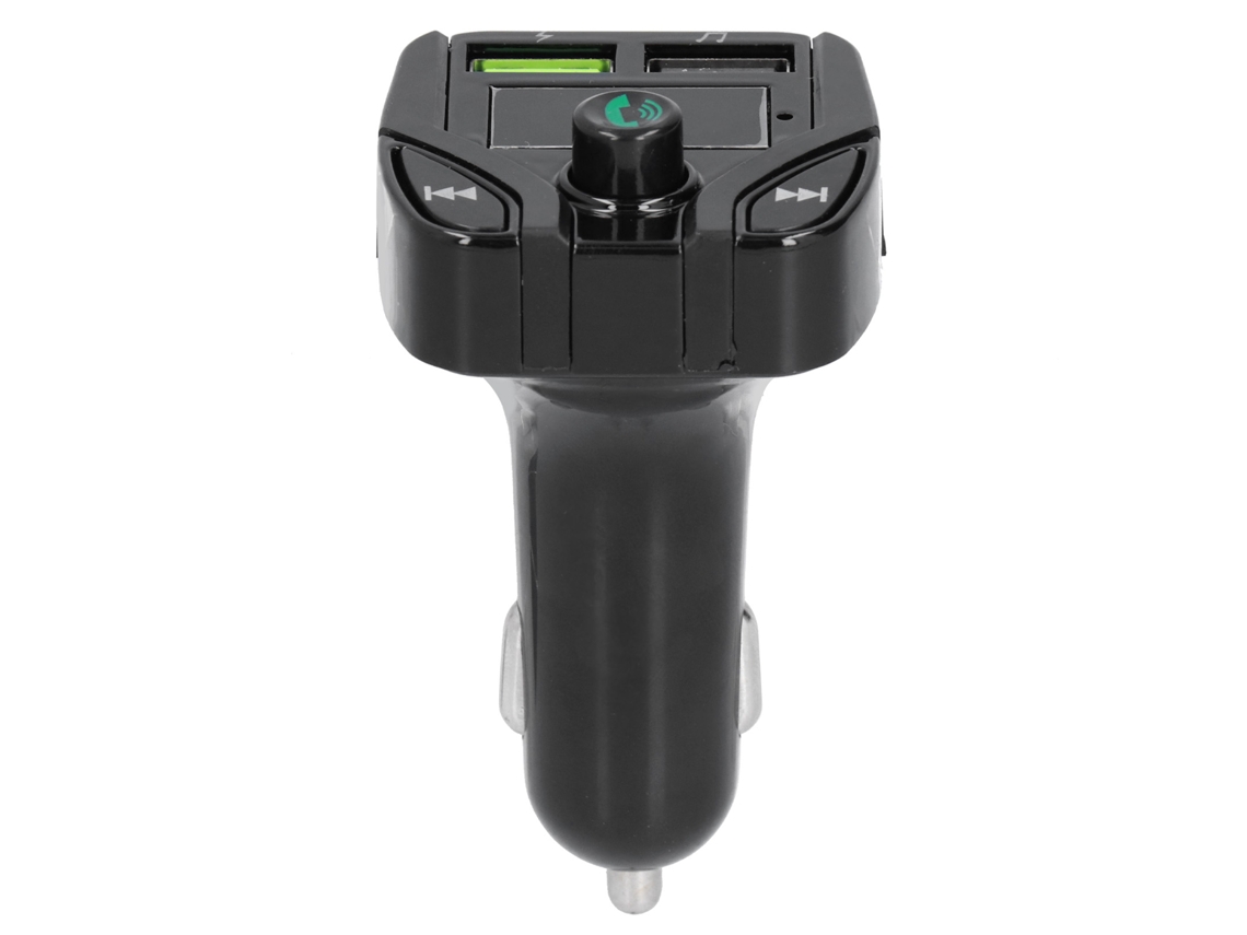 Adaptador transmissor/carregador para carro mãos livres Fm Bluetooth 5.0 com microfone integrado e carga 3.1A