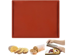 KOFIHETY Tapete Para Bolo Jelly Roll, Assadeira Flexível Em Silicone, Bandeja Para Biscoitos, Forma Antiaderente, Grande