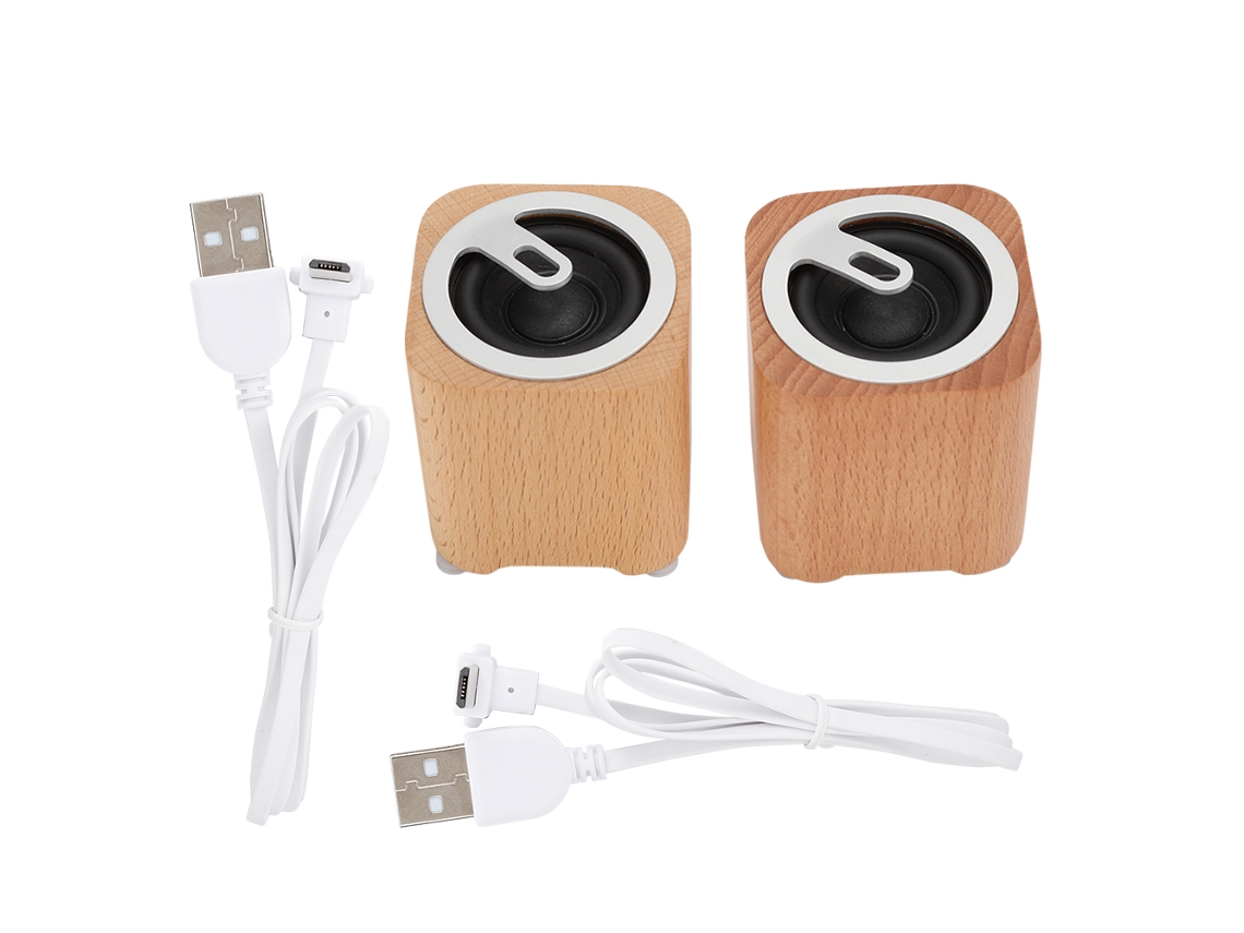 Colunas De Som Portáteis (bluetooth 4.0, Bateria 500mah)