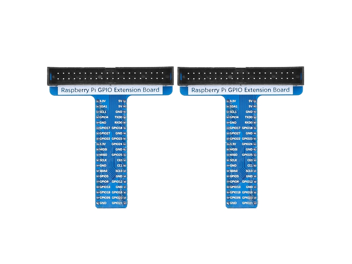 Veloriskku-2 Peças Placa De Expansão Gpio Tipo T 40pin 2x20p Para Raspberry Pi 1b 2b 3b Acessórios