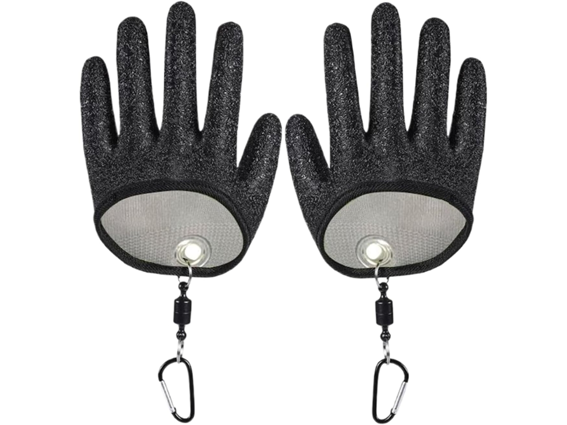 Luvas De Pesca Masculinas, Equipamento Antiderrapante Com Anzóis.