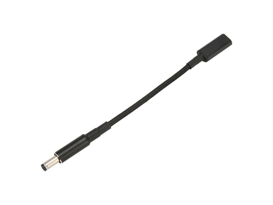 Aetheria cabo Adaptador Usb Type C Fêmea para Plug Macho 5.5x2.1mm 100w com Chip e Mark Pd Duplo
