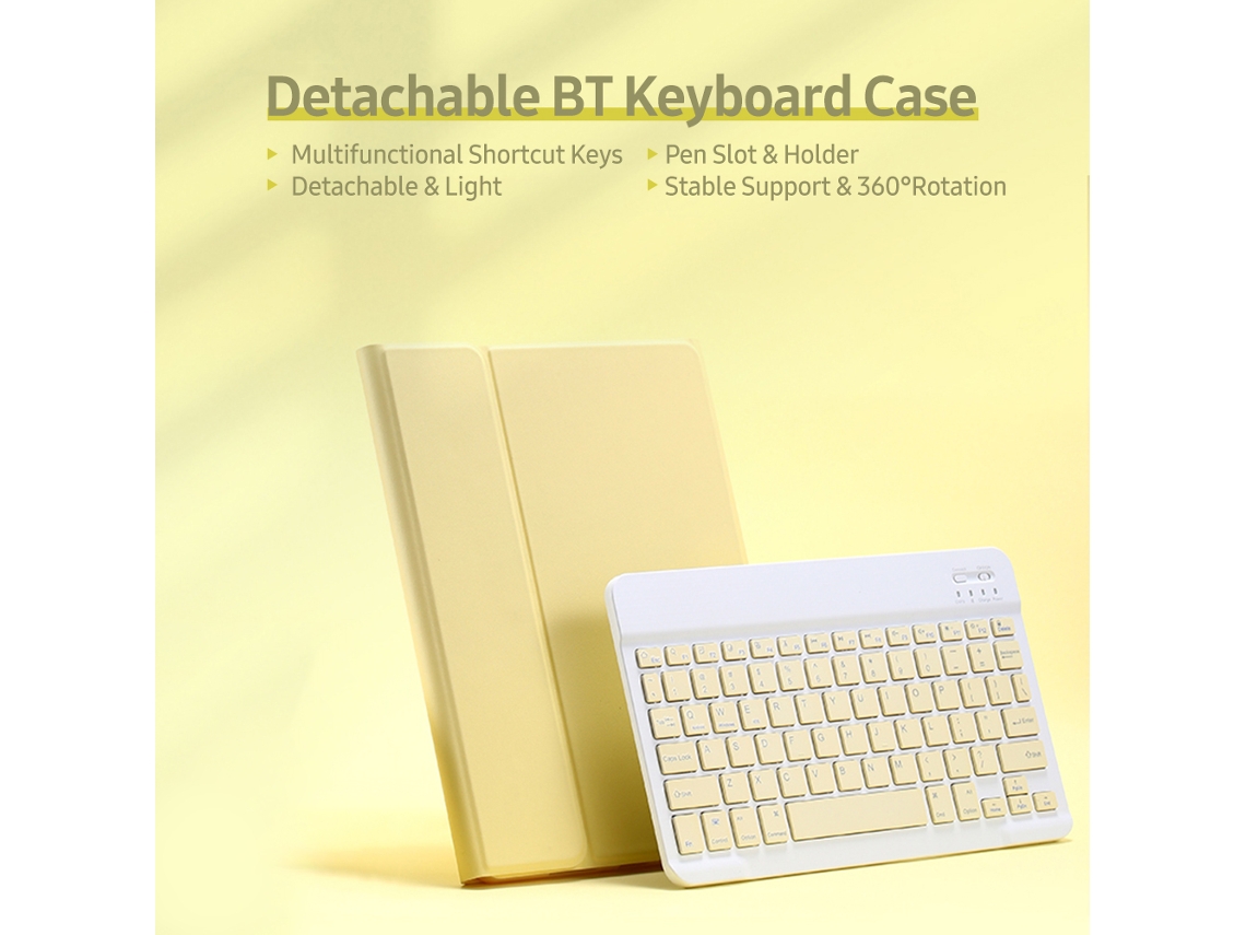 Capa Teclado Bt LAXISCREED Amarelo
