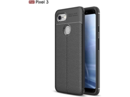 Capa Google Pixel 3 Rugged Leather Preto