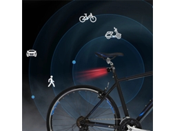 Bikight Lanterna Traseira Radar Bicicleta 1500mah 7 Modos Luz 3 Modos Radar Usb-c Ip64 Ciclismo Ar Livre