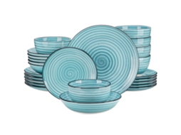 Conjunto De Louças De Cerâmica, Ecológico, 6 Serviços, 24 Peça