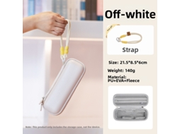 Bolsa Portátil À Prova Dágua para Dji Osmo Pocket4 À Prova de Choque HENTEN HOME Branco