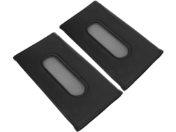 Conjunto De 2 Porta-lenços Pretos Com Clipe Para Quebra-sol/porta-malas Do Carro.