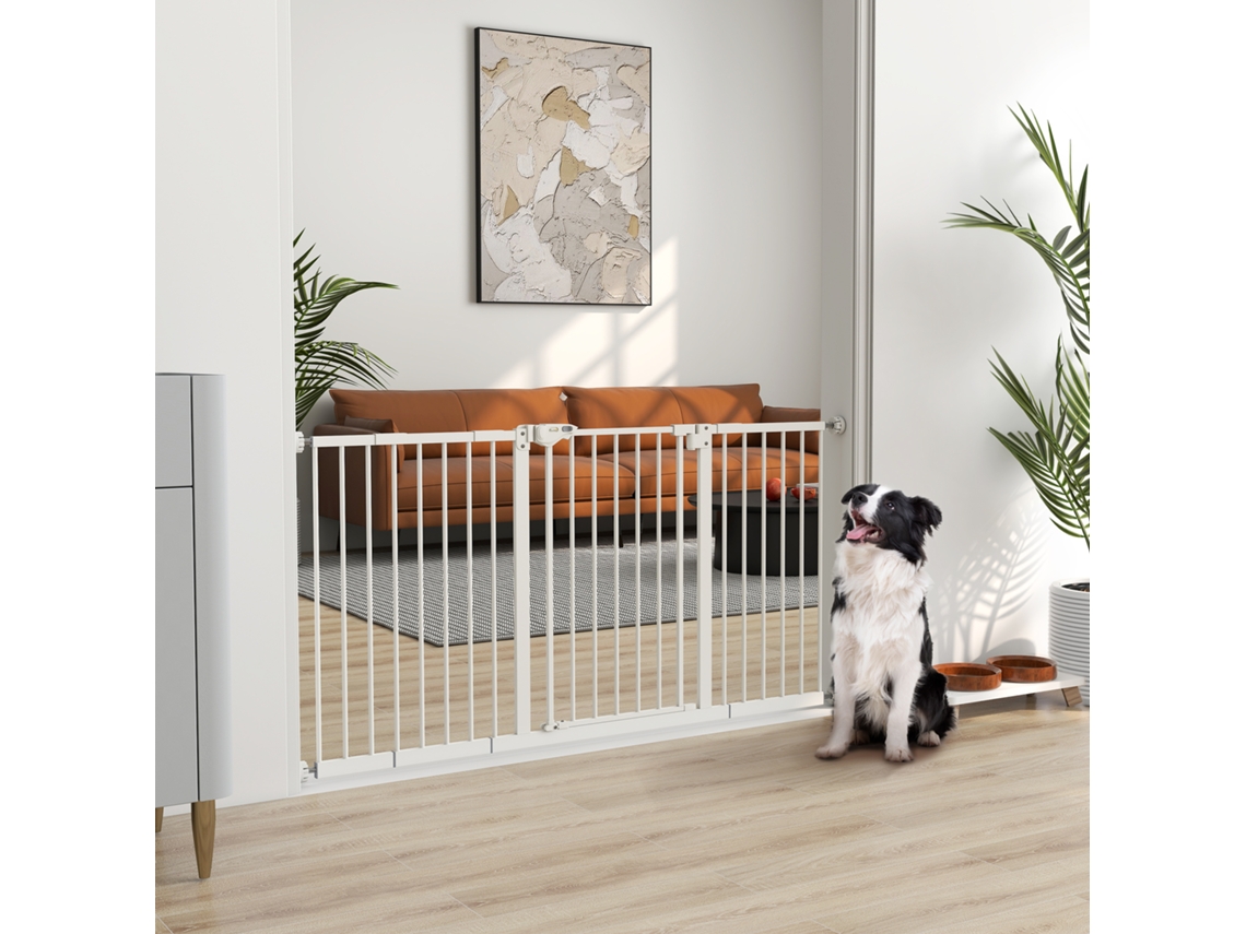 Porta E Recinto Para Gato, Acabamento Branco, Para Uso Em Casa