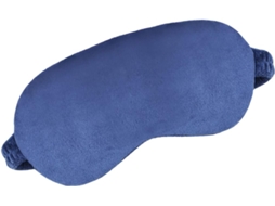 Máscara De Dormir Aquecida Por Usb Com Vapor, 3 Níveis De Calor Ajustáveis, Tecido Macio, Azul Escuro.