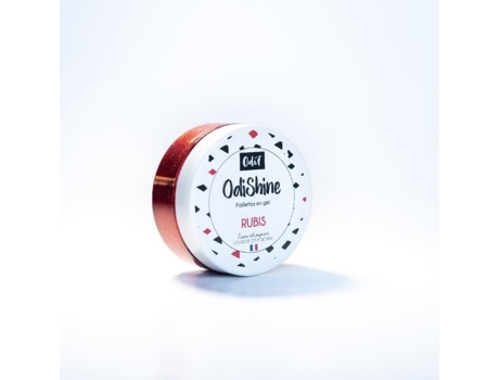 Gel Paillette Odishine De Odif Nuancier Odishine Rubi Branco Adulto (70ml)