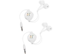 Fones De Ouvido Duplos E Leves (2 Com Ruído, Ideais Para Viagens