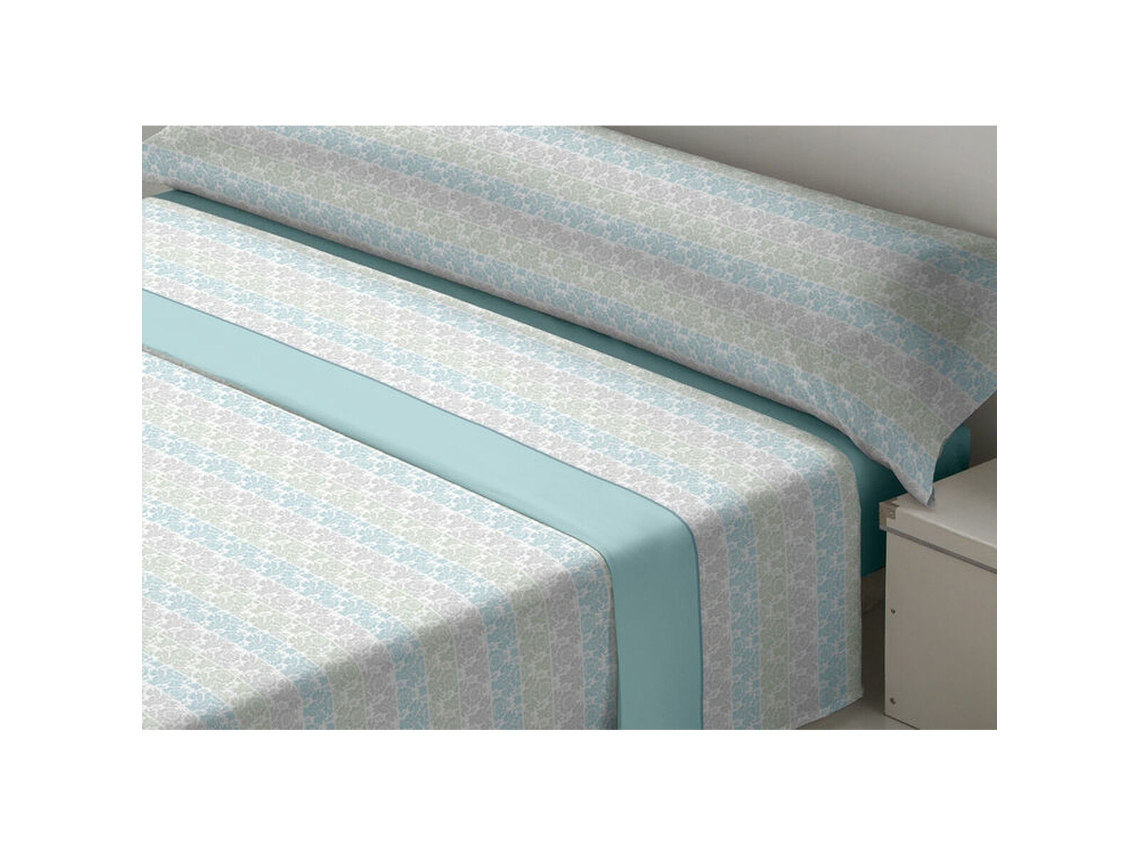Conjunto De Lençol Dor Sedalina Kent Poliéster Azul (47x37x18.66cm)