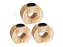 Inn Castiçal Em Madeira, Castiçal Fotóforo Em Forma De Coração, Candelabro Suporte Para Vela Votiva De Mesa Para Sala De Jantar Innovtec