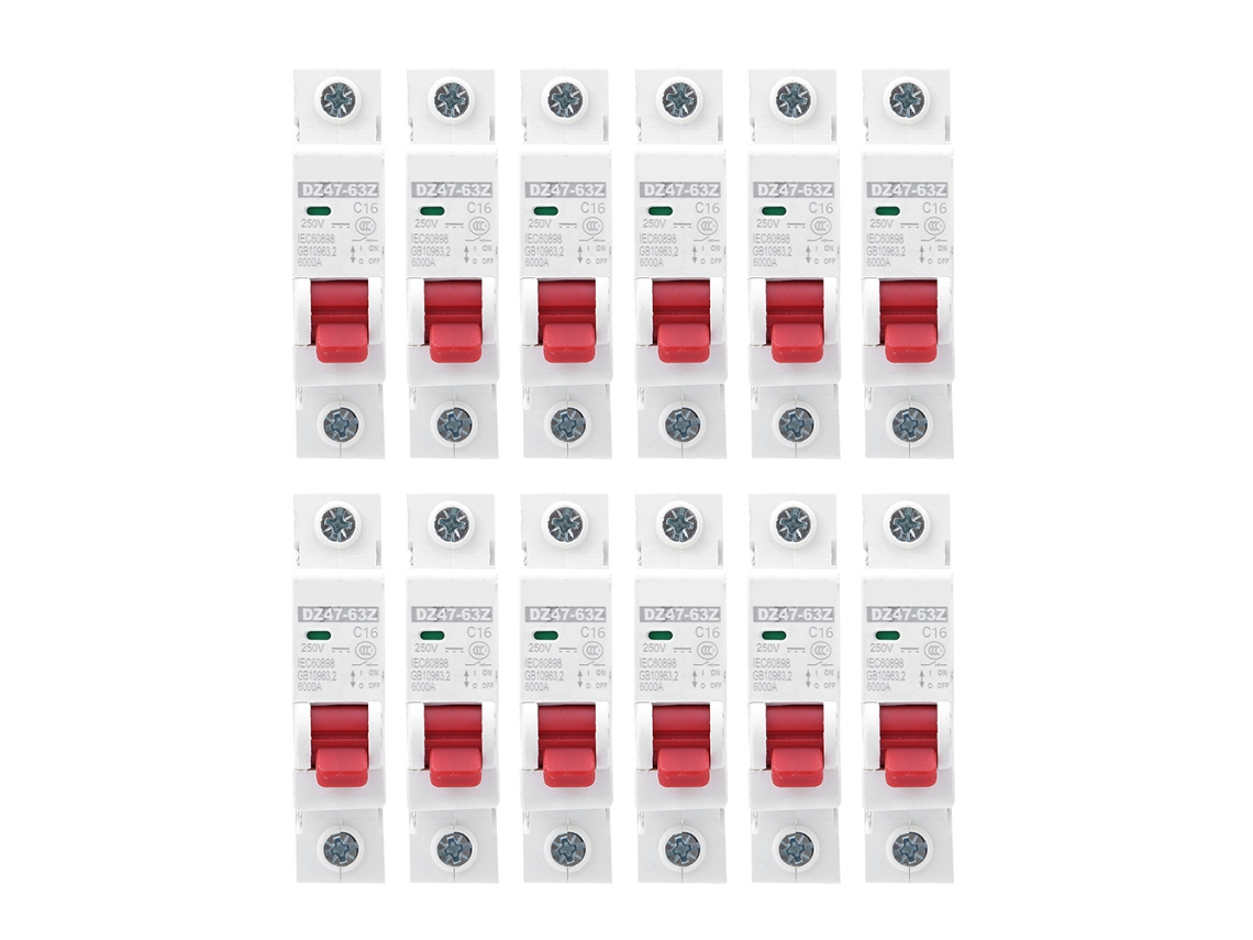 12 peças interruptor mcBDz47 63z dc 250v 1p VOLTEDGE