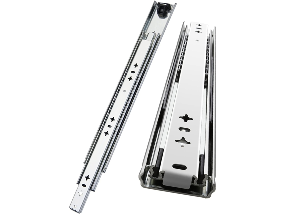 Corrediças Telescópicas Com Rolamentos De Esferas Para Gavetas, 2 Unidades 300mm