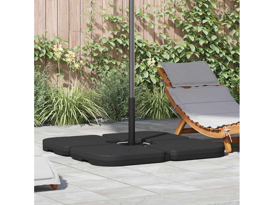 Vidaxl Base De Guarda-sol Portátil Areia/água 60 L