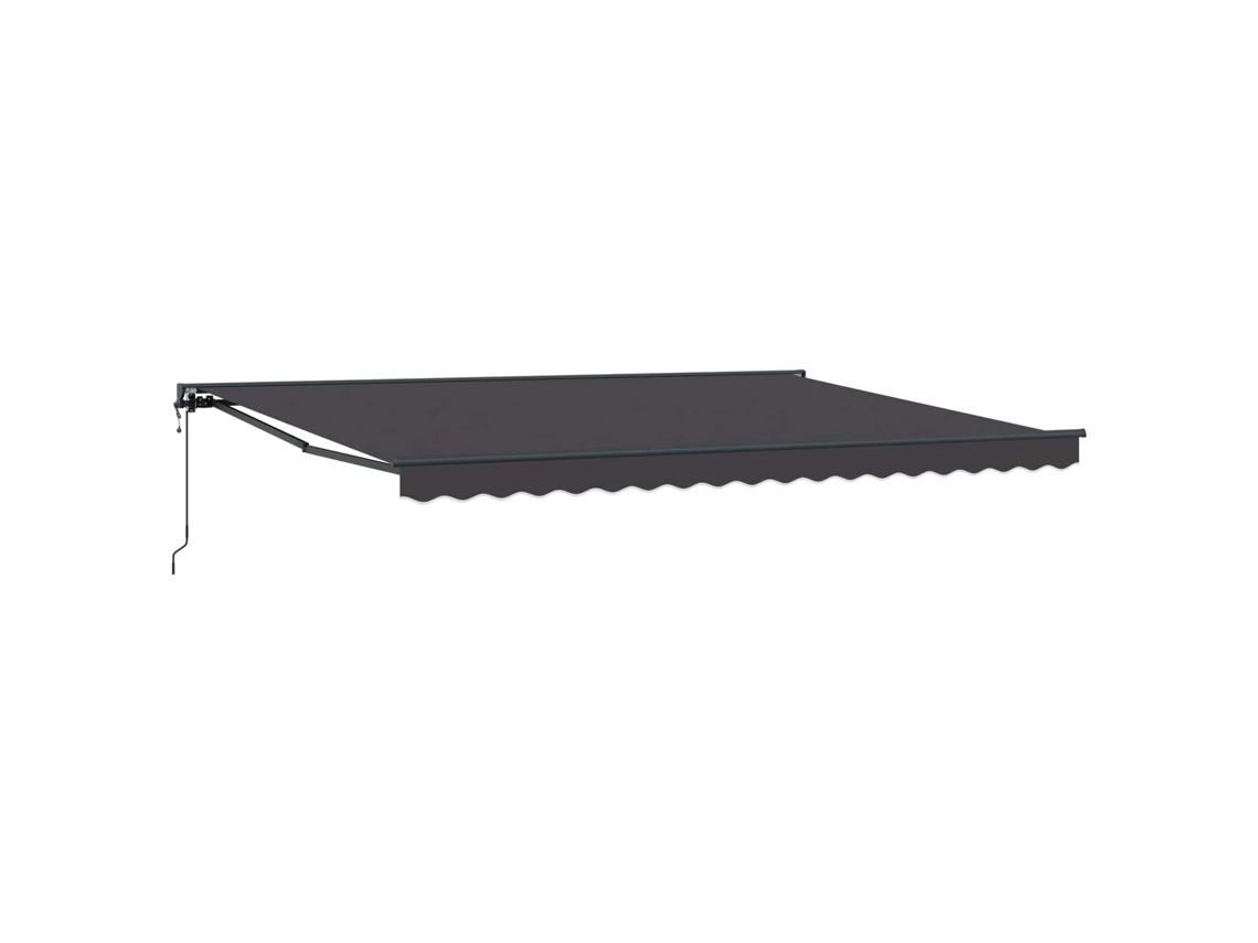 Vidaxl Toldo Retrátil Elétrico Antracite 4 X 2 M