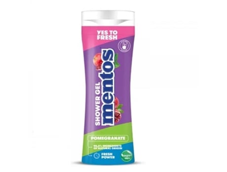 Gel de banho Romã Revitalizante da Mentos, 300ml