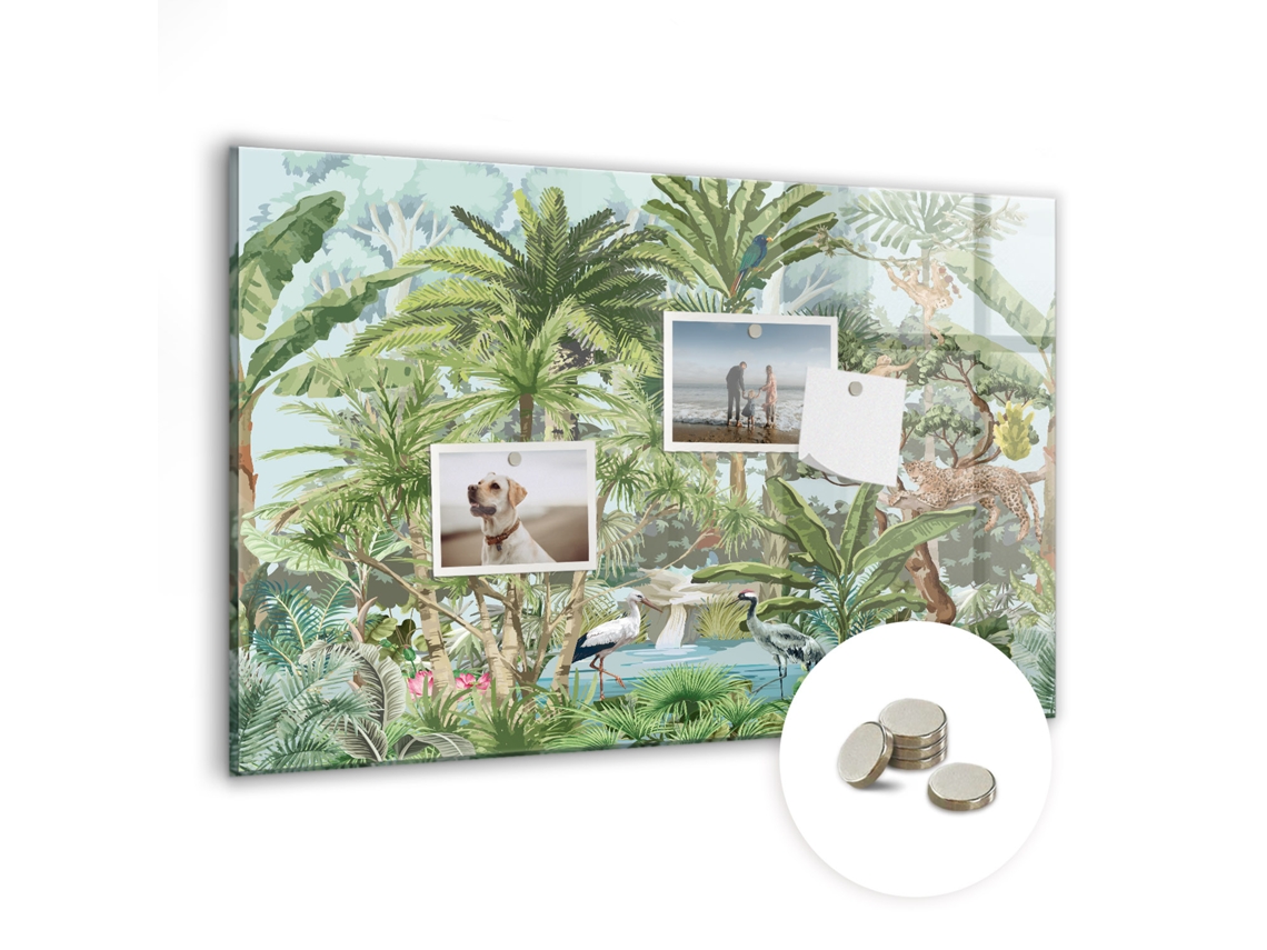 Quadro Magnético Natureza Selva Natureza Para A Cozinha Espelharte (60x40 Cm)
