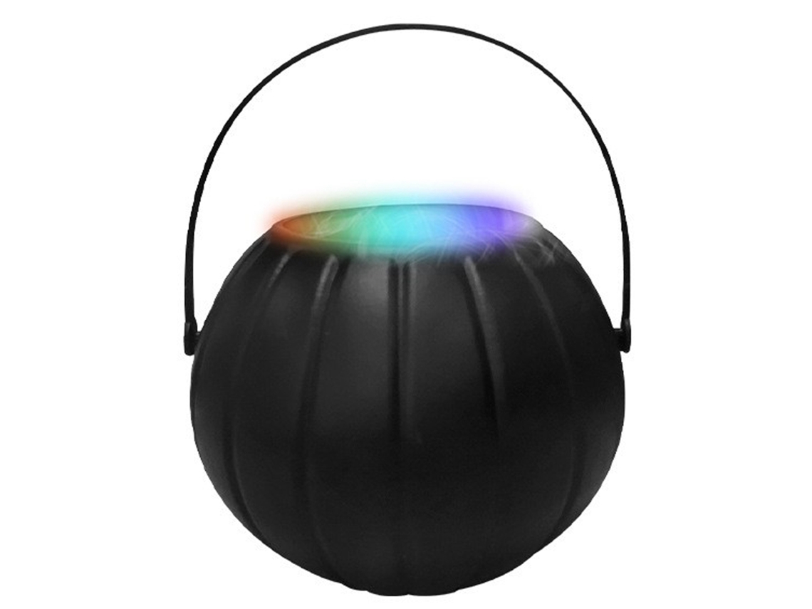 Luz Atomizadora Halloween Jarra Bruxa 7 Cores Mudança Chama