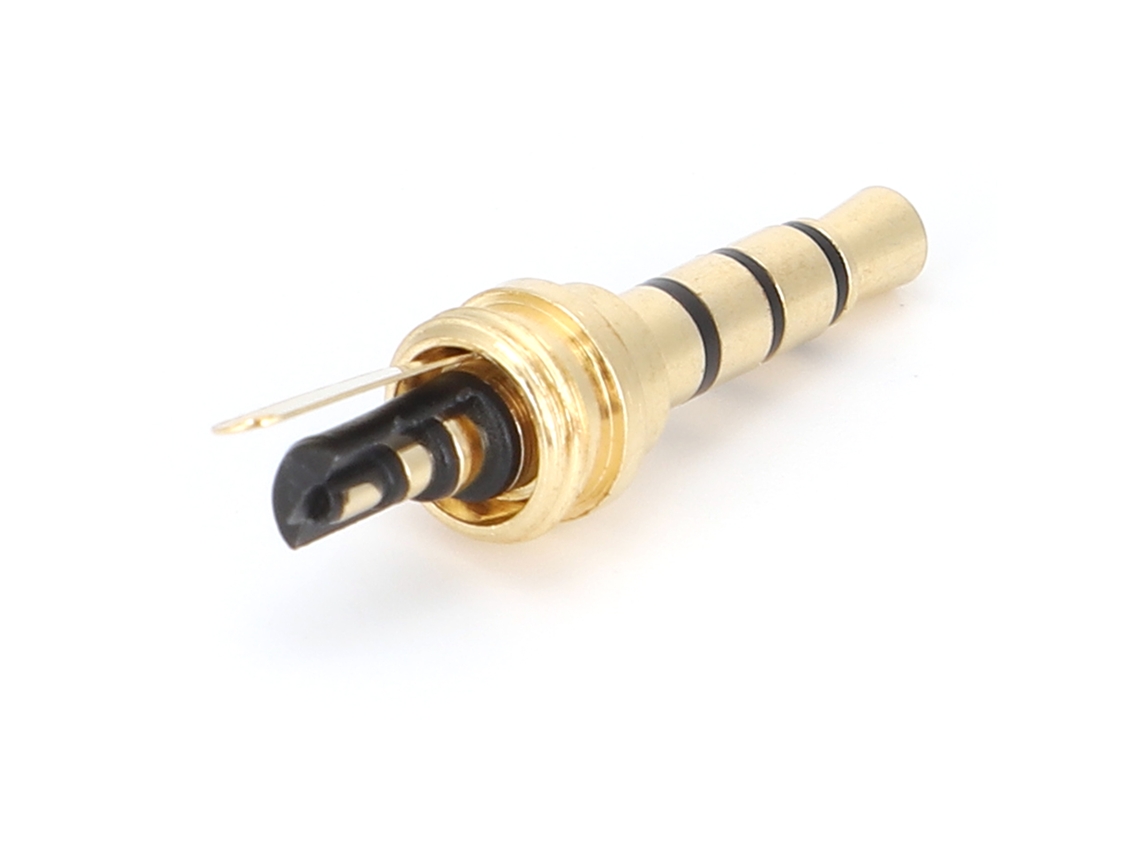 Aetheria 30pcs Conector Equilibrado 3,5mm 4 Pole Fêmea com Abraçadeira de Cabo para Fones de Ouvido