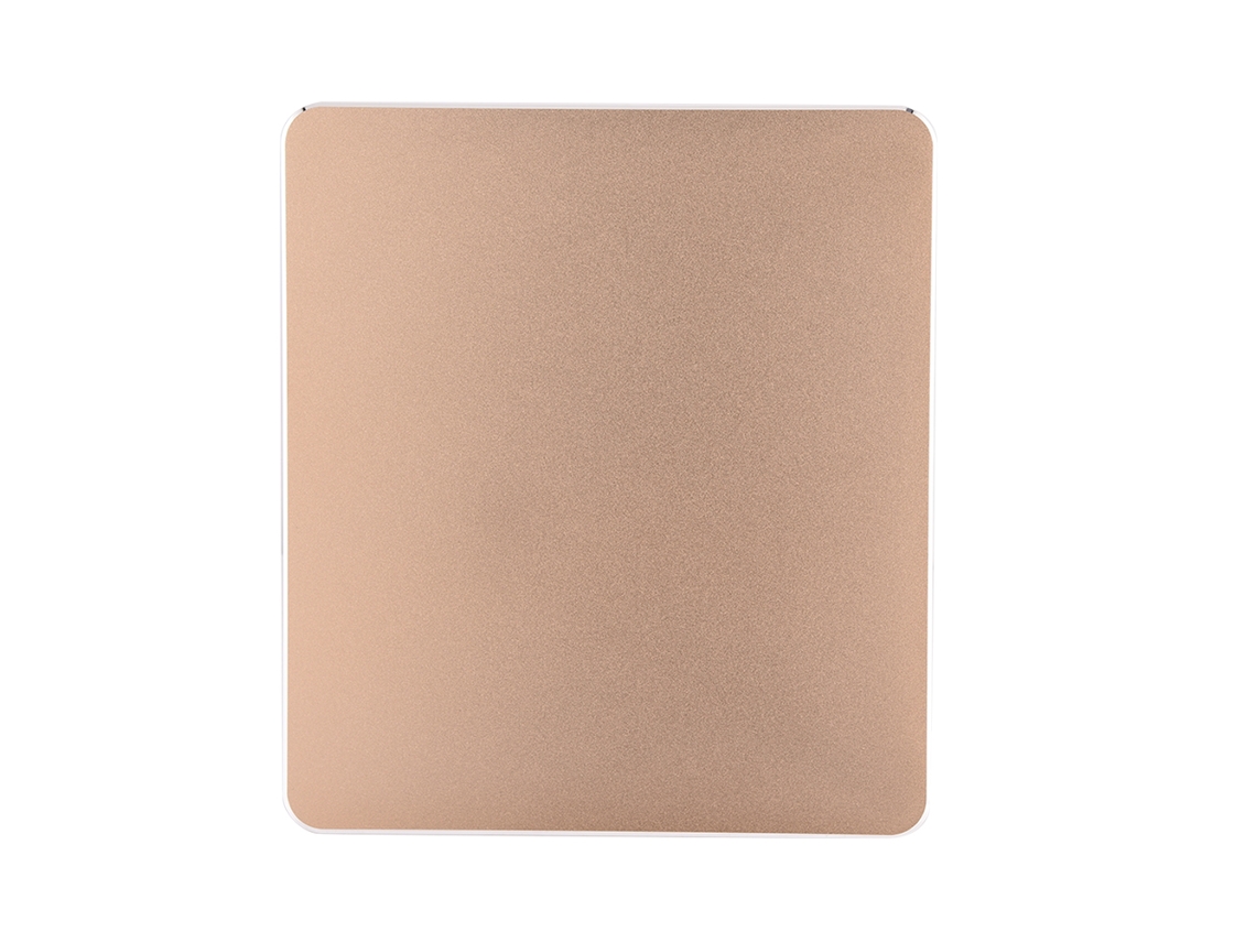 Aetheria mouse Pad de Alumínio Anti derrapante Bilateral para Gaming Preciso Pc Gold