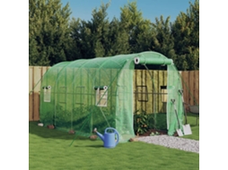 Estufa Com Estrutura De Aã§o 8 Mâ² 4x2x2 M Verde DKD HOME DECOR