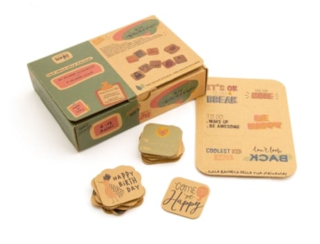 Etiquetas TONKI KIDS Kit de Felicitações em Cartões de Papelão (Idade Mínima Recomendada: 2 anos)