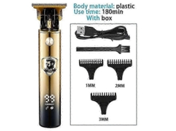 Máquina De Cortar Cabelo Elétrica Profissional Recarregável T9, Modelo 2025/2023, Para Homens, Barbeador E Aparador De Barba. Compatível Com Usb.