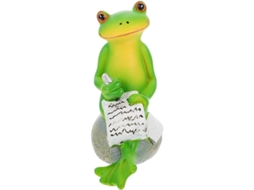 Figura De Rã De Resina Em Miniatura Para Jardim Decoração Mesa Adorno De Bolo 7x3.5cm