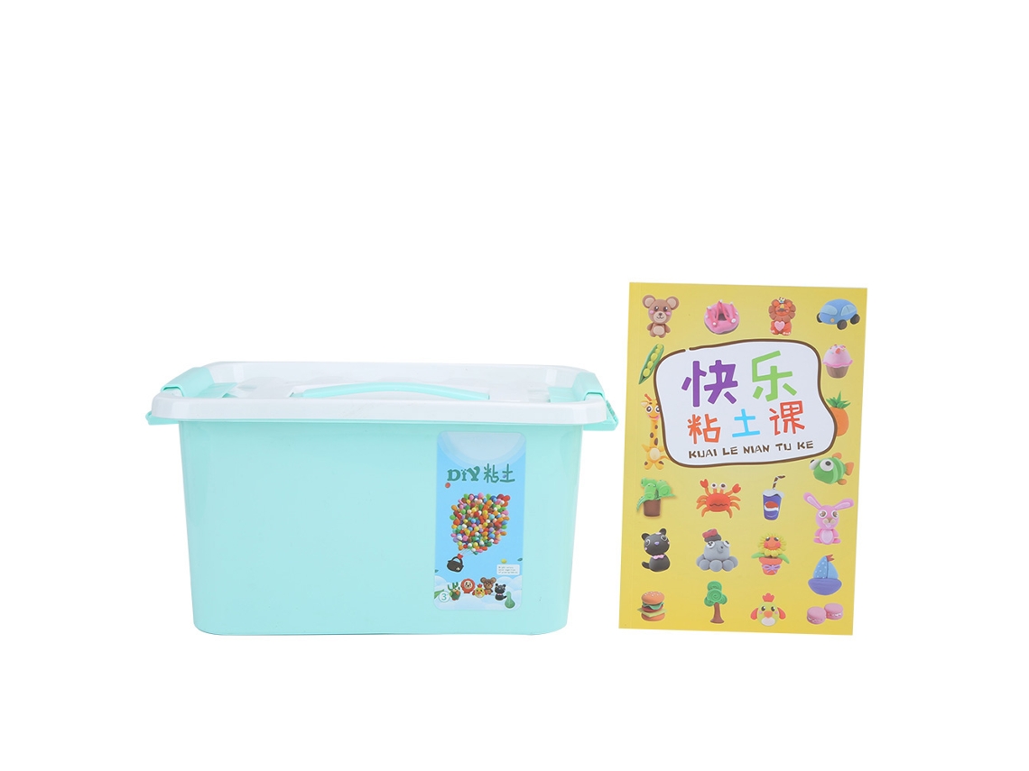 Brinquedo De Massinha De Modelar Diy 24 Cores Com Ferramentas E Caixa Para Crianças 3-6 Anos+
