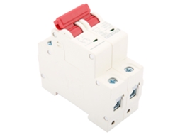 Laxiscreed Disjuntor Miniatura 2p Dc 500v 63a Com Proteção E Funções De Cortacircuitos