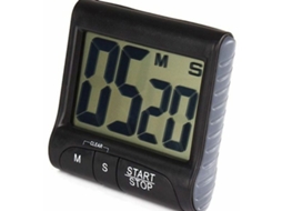 Temporizador de Cozinha Digital com Suporte Magnético, Orifício para Pendurar, Alarme Sonoro, Visor Lcd, Cronômetro AQUAFORGE