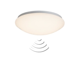 Plafon Led Fakir 12W com Sensor de Cor Cromado/Branco BRILLIANT