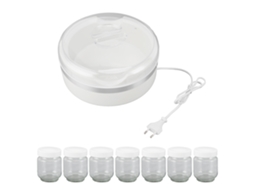 Laxiscreed Iogurteira Multifuncional Com 7 Copos, Temperatura Constante, Ideal Para Natto, 220v Ue