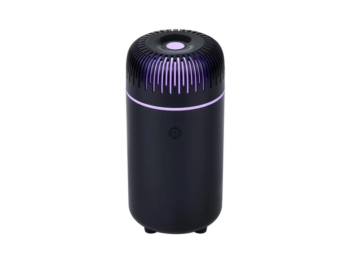 Difusor De Óleo Para Carro Usb 2 Modos Luz Colorida Silencioso Bestvite Preto