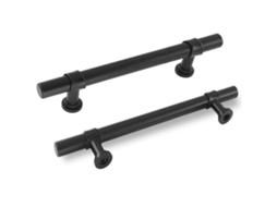 Lote De 2 Puxadores Para Cozinha Pretos,distância Entre Furos 128mm,pega Para Porta De Móvel,puxador Para Armário De Cozinha Preto Btforus