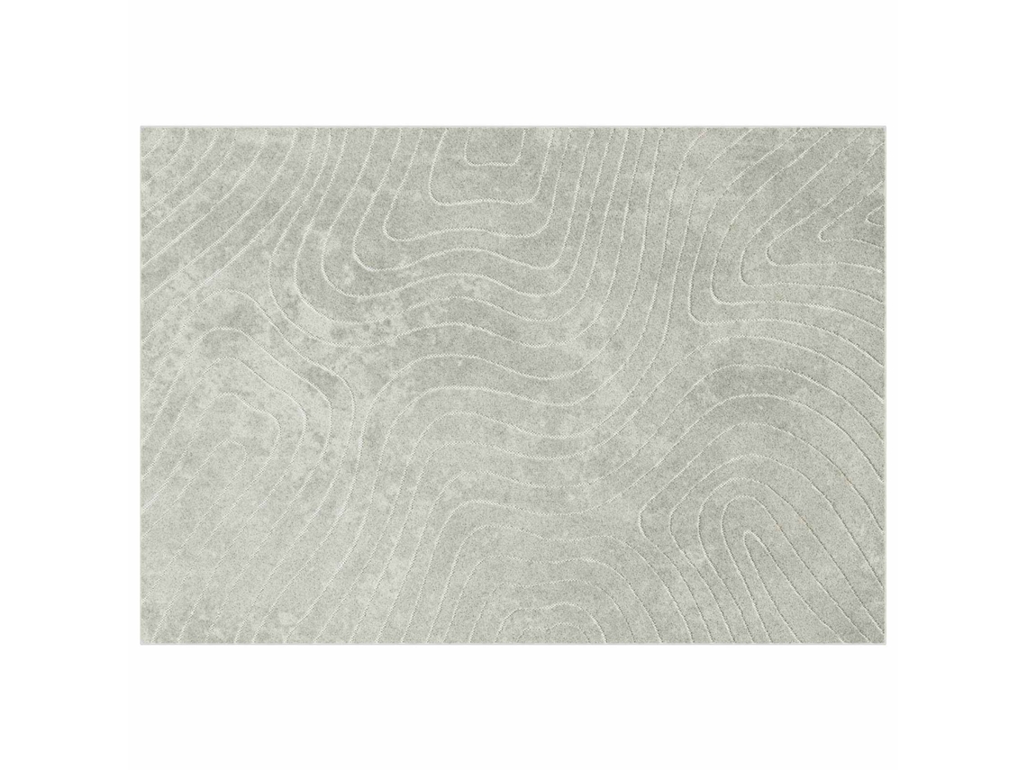 Conjunto 1 Tapete Moderno Vidaxl Verde Poliéster (140 X 200 Cm)
