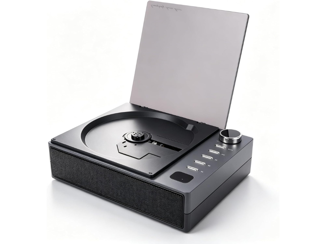 Leitor Cd Portátil Licaevey, Bluetooth 5.1, Rádio Fm, Player Com Controle Remoto, Para Reproduzir Música De
