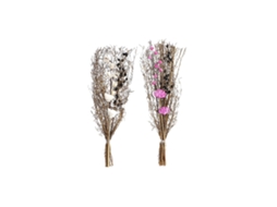 Conjunto de 2 Ramos de Flores Secas DKD HOME DECOR (30 x 30 x 65 cm)