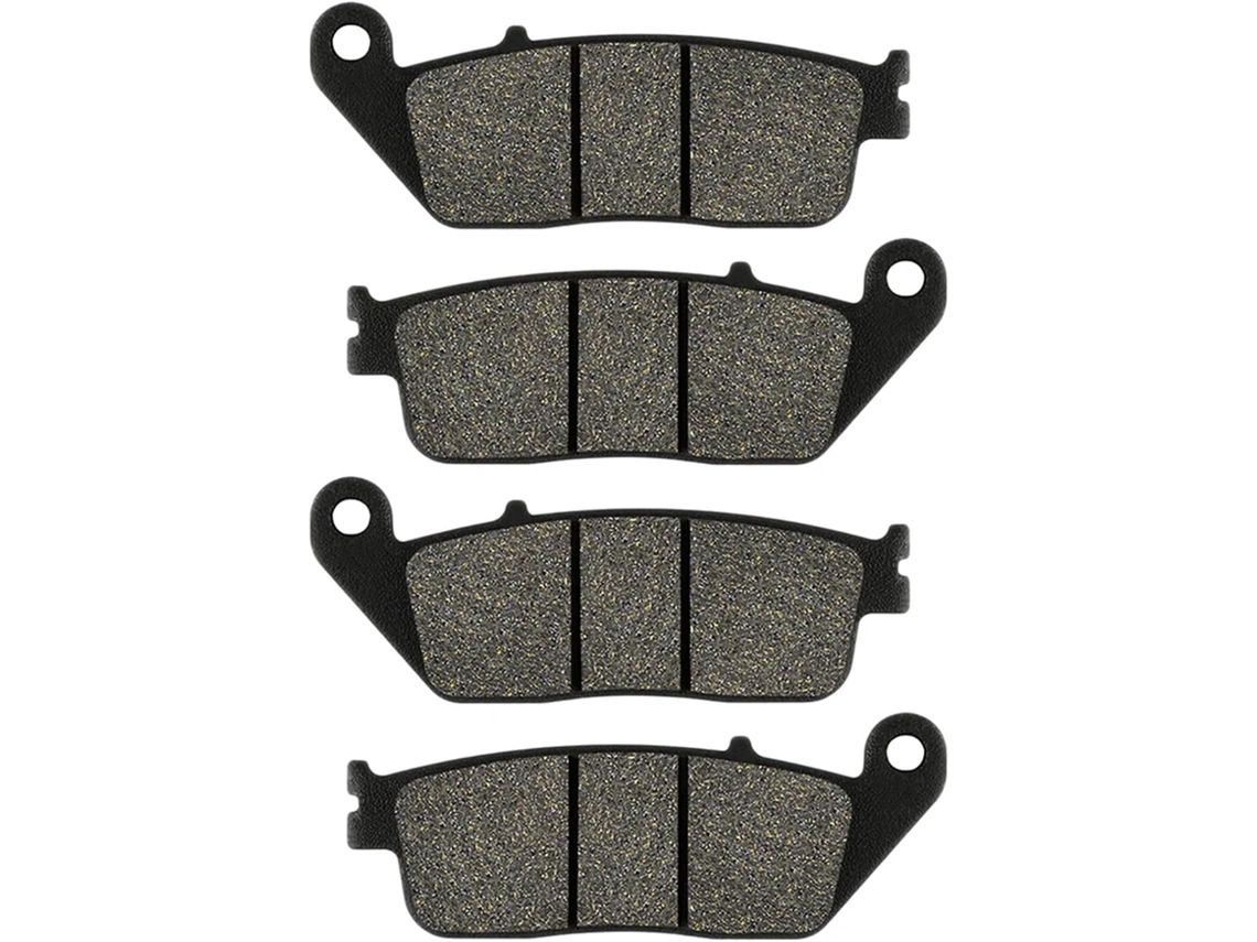 Pastilhas de Freio Universais Dianteiras Ou Traseiras para Motocicletas Compatíveis Dissipação Calor Rápida: