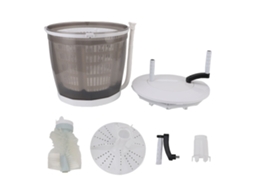 Laxiscreed Desidratador Manual Portátil Sem Eletricidade, Ideal Para Secar Alimentos Com Centrifugação Eficiente