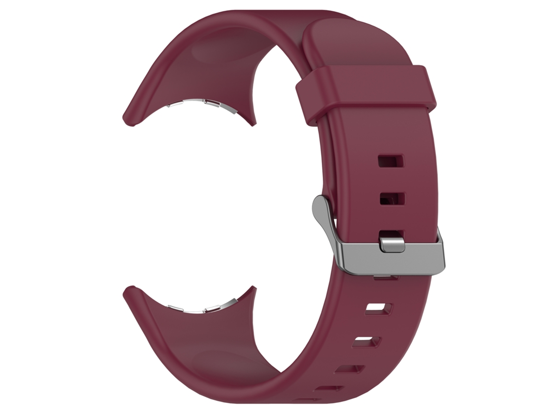 Bracelete para Google Pixel Watch 4/3 45mm Silicone Vermelho Vinho GERTIZ