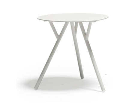 Mesa Lateral Hadar Ø50 X 50 Cm Branco